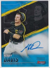 2021 Bowmans Best B21-HD Henry Davis Blue Refractor #/150 Best of 2021 Autograph