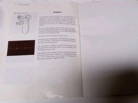 Nintendo Virtual Boy Console Instruction Booklet VUE-USA Original Manual ONLY