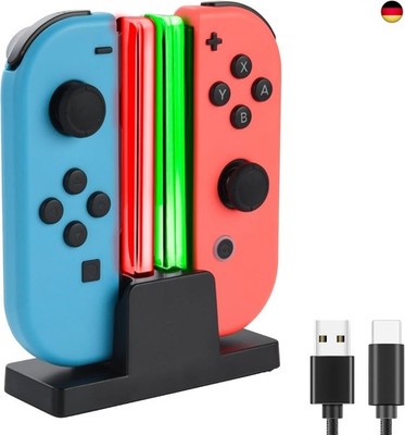 ELUTENG Ladestation für Switch Controller, Controller Ladestation Kompatibel 