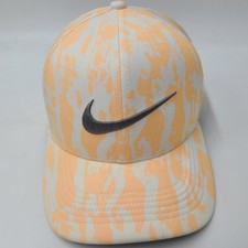 Nike Hat Strapback Orange White Marble Camo Golf Classic99 Dri-Fit Aerobill Men