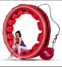 Weighted Hula Infinity Fitness Hoop for Adult Weight Loss, 2 in 1 Smart Fitness