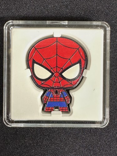 Spider-Man 1 oz Silver Chibi Coin - Picture 1 of 4