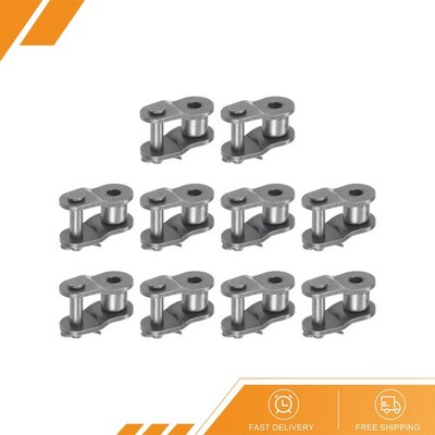 10pcs - #50 Chain Offset Half Link Roller 5/8'' Pitch Carbon Steel for 10A Chain