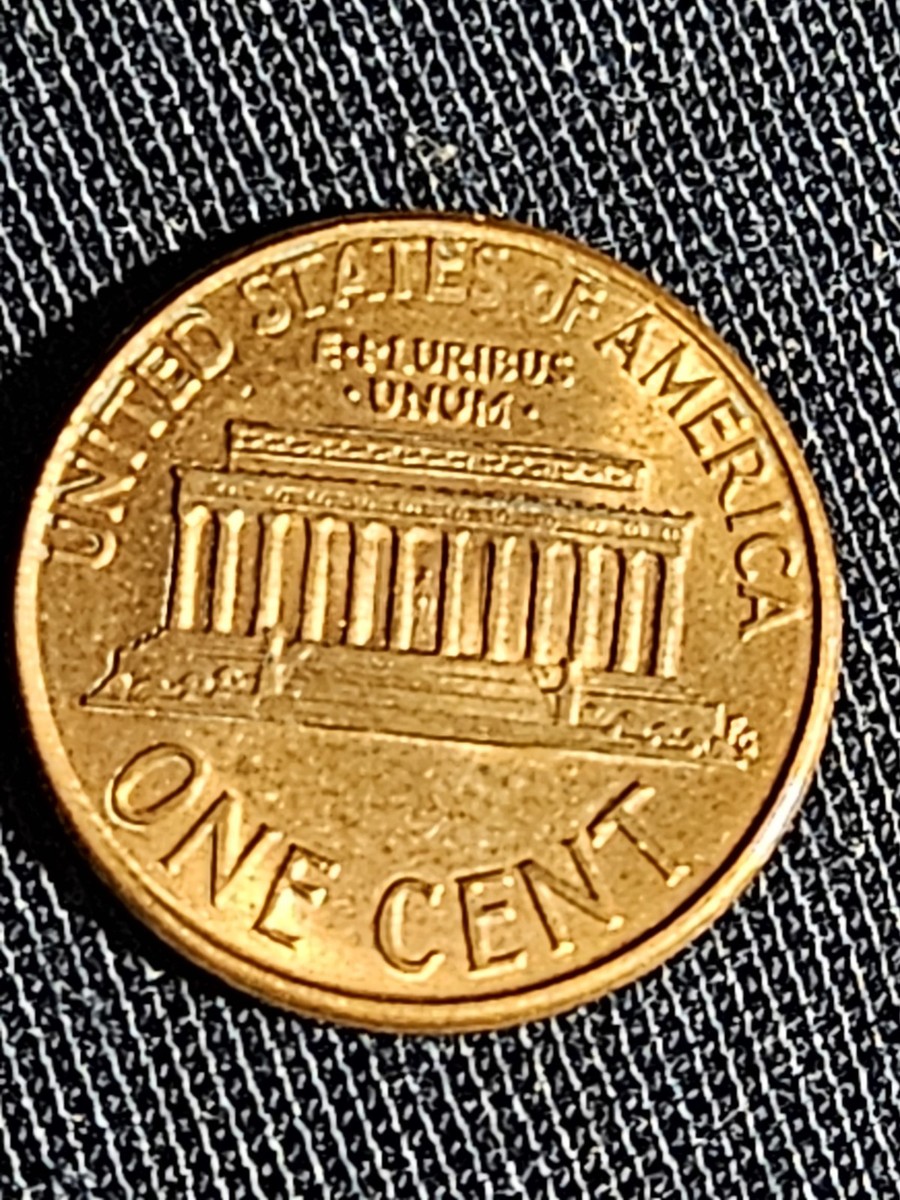 1989 D Penny Errors Struck Off Center, Close AM, DDR, (MS