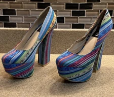 Fahrenheit Platform Heels Women’s Size 7 Rare 1960’s - 70’s Style Rare
