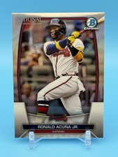 NSCC 2023 Ronald Acuna Jr. Refractor MLB-4, Bowman Chrome Baseball National