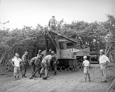 Vintage Negative Original Photo 1950’s Korean War Military Tank Recovery Vehicle