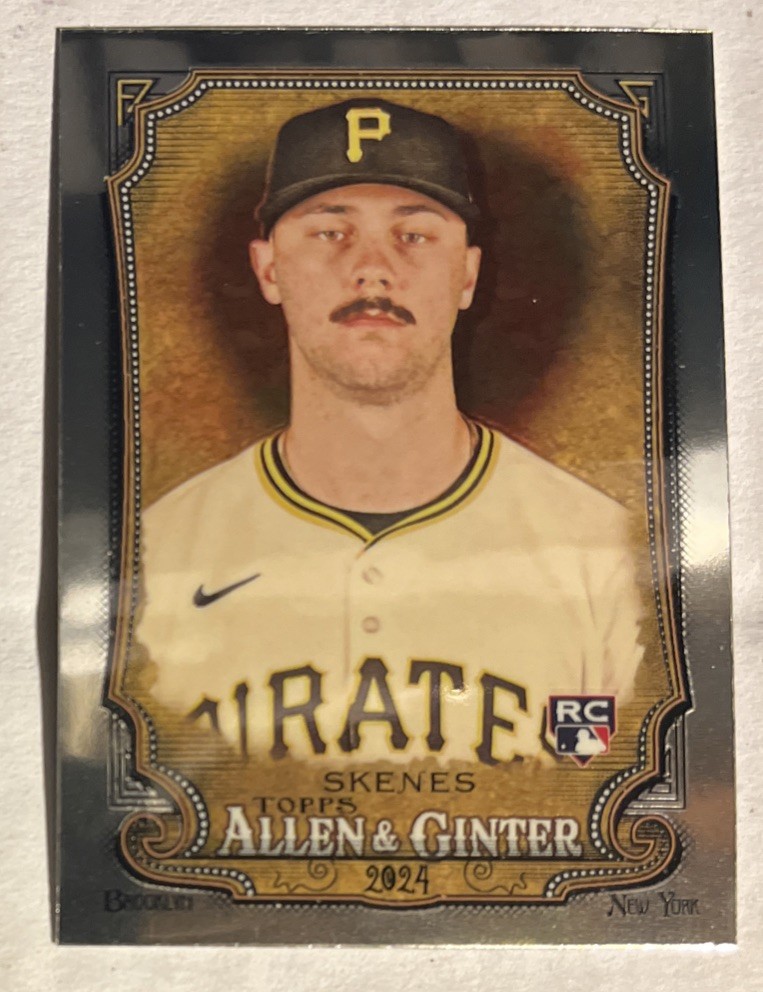 2024 Topps Allen & Ginter Paul Skenes RC #282 Chrome Refractor Rookie Pirates