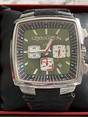 #ad Troy Lee Design Green Jeff Ward Limited Edition Watch numbered 196 used $525.00