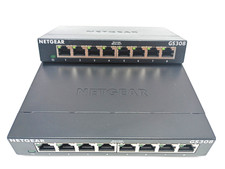 2 Netgear GS308 8 Port Gigabit Ethernet Switch No Power Supply