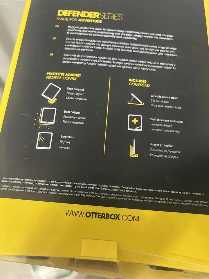 Otterbox Black  Defender Series Case Samsung Galaxy Note 10.1 2013 - Image 4 of 4