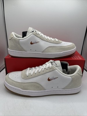 Nike Court Vintage PRM White Metallic Copper Sneakers CW1067-102 Women's Sz 11.5
