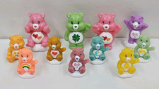 VTG TCFC  OTHER Care Bears On Clouds Collectible Figurines Cake Top Set Of 11-T