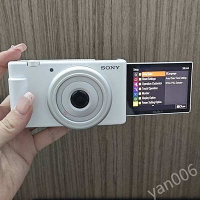 Sony ZV-1F 20.1MP 4K f/2 Vlogging Compact Digital Camera White Tested - 98% New