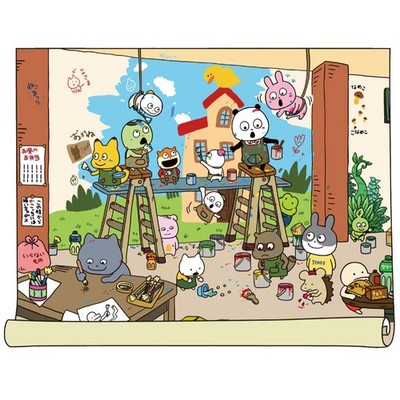 Studio UG x LIHIT LAB Masking Tape Cutter Warume no Neko w/Tape