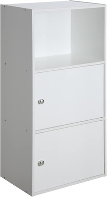 Stylish Xtra Storage 2-Door White Cabinet for Home or Office Organization