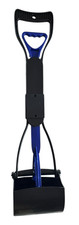Foldable Dog Ball Launching Device - Black  Blue