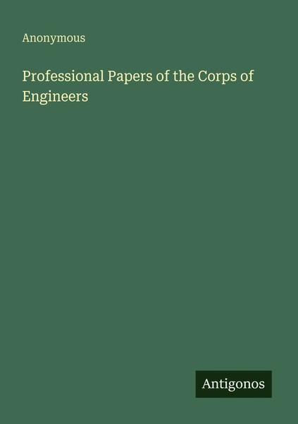 Anonymous | Professional Papers Of The Corps Of Engineers | Taschenbuch (2025)-image
