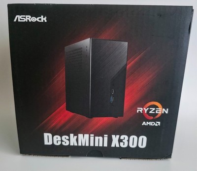 NEW ASRock DeskMini X300 Barebone Mini PC AMD Ryzen AM4 Socket DDR4 Kit