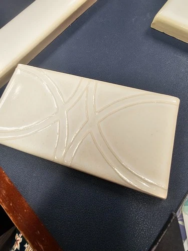 Rookwood off white tile decorative 38 puece lot 5 3/4 x 3