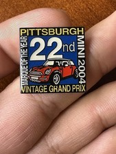 Vintage Grand Prix Pittsburgh 2004 Pin Mini Cooper #3C