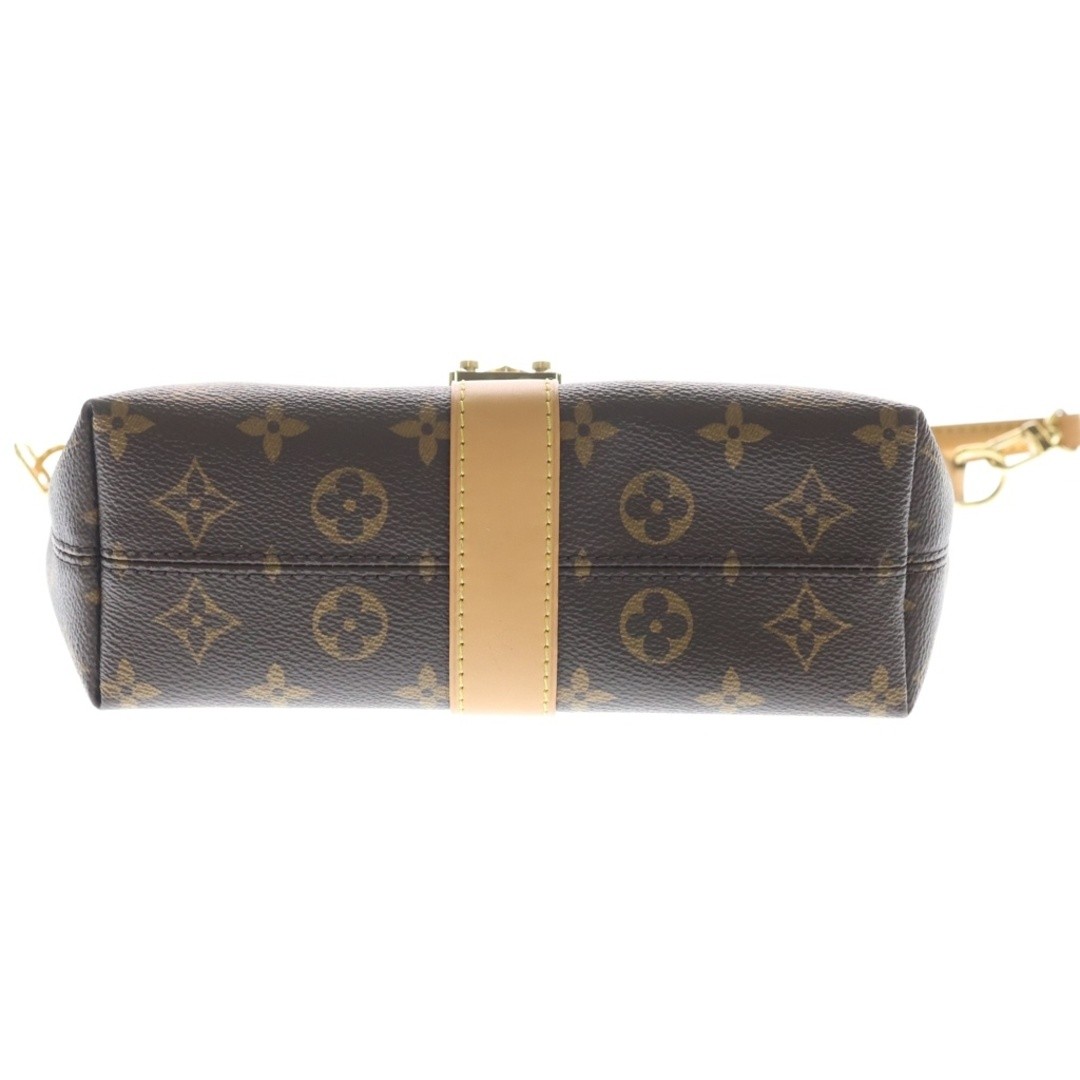 LOUIS VUITTON Monogram Pochette Mia PVC Leather One Shoulder Bag Brown Used e8be image 4