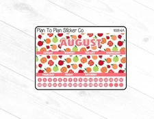 1008-6A~~August 7X9 Monthly View Planner Stickers.