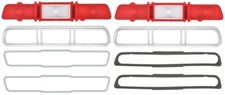 Oer Tail Lamp And Backup Lamp Lens Set With Bezels And Gaskets For 1967 Impala Oer Tail Lamp And Backup Lamp Lens Set With Bezels And Gaskets For 1967 Impala