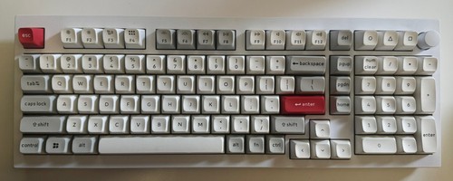Keychron V5 Wired Custom Mechanical Keyboard Knob Version, 96% Layout QMK White - Photo 2/7