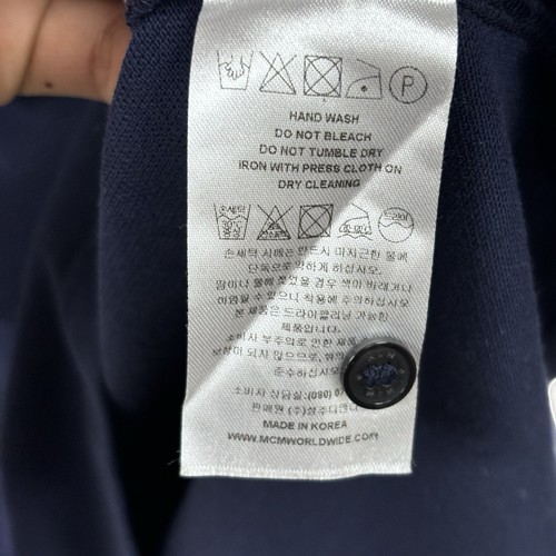MCM Pre-Owned Dark Blue Polo Shirt Size M - 第 8/10 張圖片