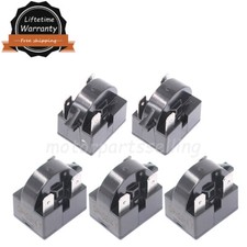 5x New Start Relay 4.7Ohm 3Pin For QP2-4.7 QP2-4.7G Refrigerator PTC Starter