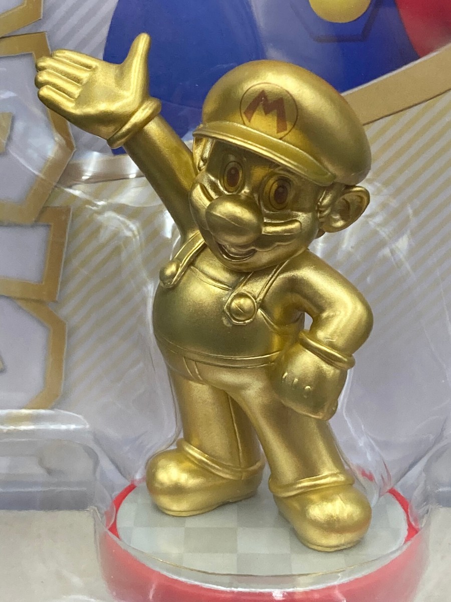 Gold Mario Nintendo Amiibo Brand New Unopened Sealed in Box