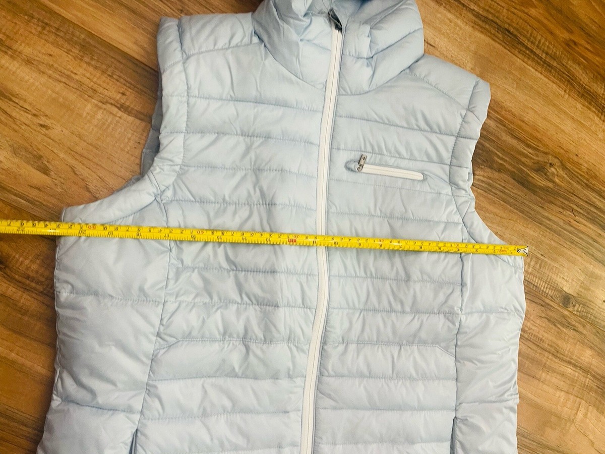 トップス 00s Columbia packable nylon vest y2k Women's Columbia Full Zip Nylon Wind Breaker Vest Puffer