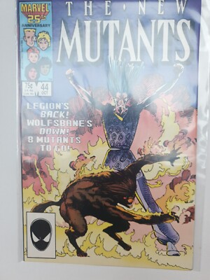 The New Mutants #44 Rare X-Men/X-Force Legion Back VFN/NM Sep 1986 Marvel Comics