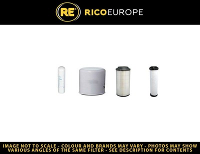 Filter Kit Fits SAME IRON 165 S Air Oil Fuel w/Deutz BF6M1013EC Eng. YR2004-