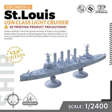SSMODEL SSC2400511 1/2400  Military Model Kit USN St.Louis Class Light Cruiser