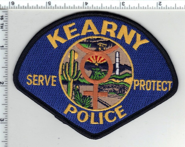 Kearny Police (Arizona) Shoulder Patch from the 1980's eBay
