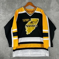 Vintage Midwest Hockey Jersey Mens Medium Sportswear Mesh Y2K