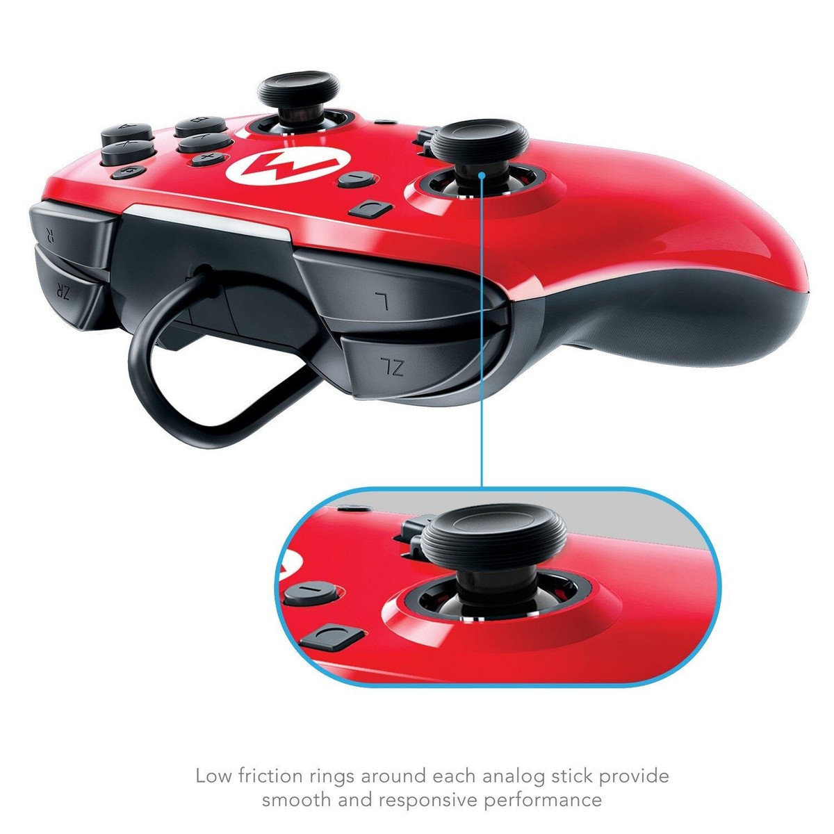 PDP *OFFICIAL* Faceoff Deluxe Wired Pro Controller *MARIO M