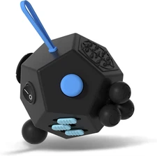 Fidget Dodecagon –12 Side Fidget Toy Cube Relieves Stress and Anxiety anti Depre