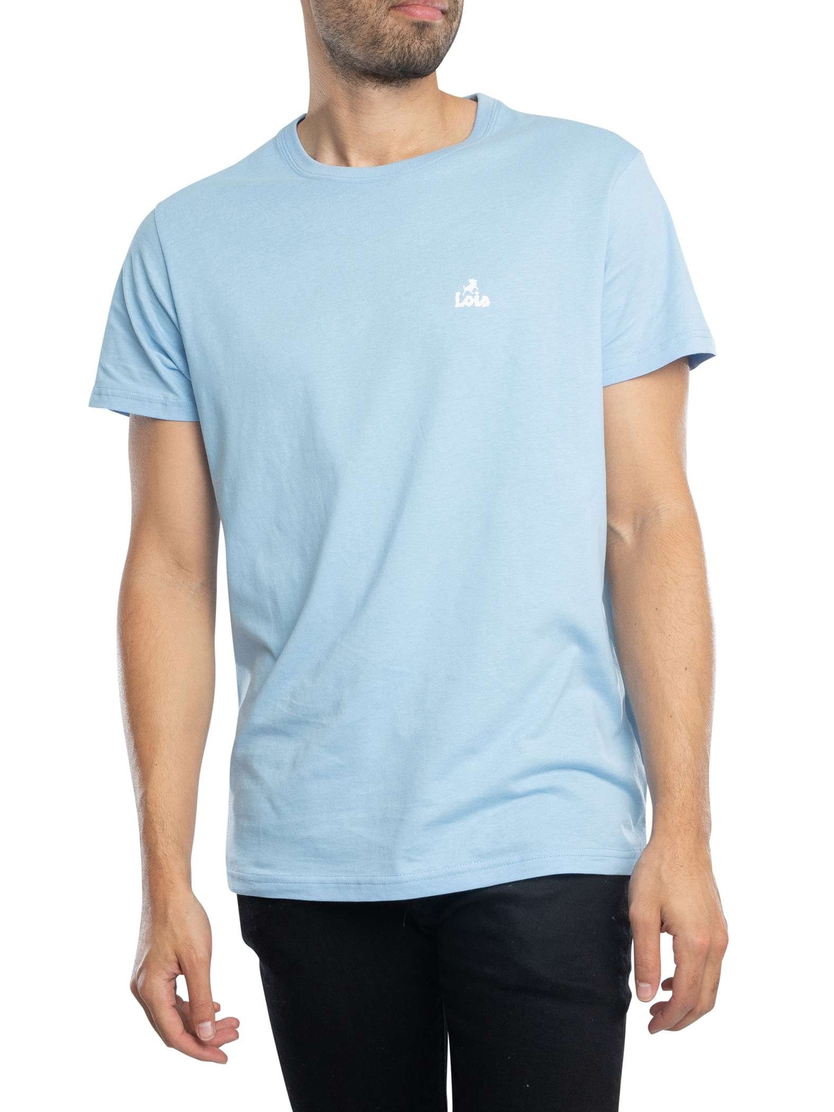 Мужская футболка Lois Jeans New Baco Mini с логотипом II синяя 2290₽