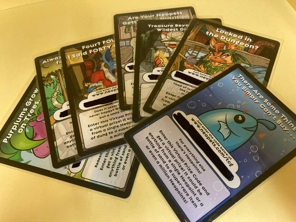 Neopet - Mystery Island Card Checklist 1 of 4 - Code Card - YOU PICK: "Styles" - Image 2 of 2