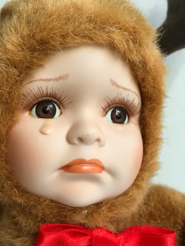 Show Stoppers Babes in the Wild Series Renna Rudy Peluche Porcellana Face Doll - Foto 2 di 10