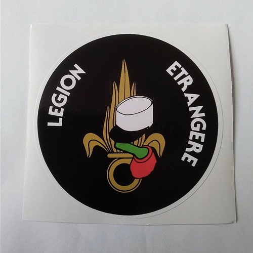 LOTE DE 3 PEGATINAS ADHESIVAS PROMOCIONALES DE RECLUTAMIENTO/LEGIÓN EXTRANJERA FRANCESA. - Imagen 4 de 4
