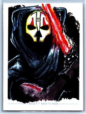 Darth Nihilus Sketch Card - Scott Sketches Trading Card Print Fan Art