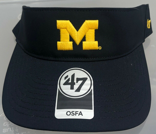 '47 New Michigan Wolverines Visor Mens 