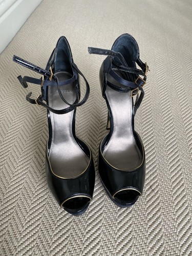 Carvela Giant black patent evening 