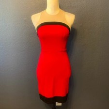 ABS ALLEN SCHWARTZ Color Block Bodycon Dress