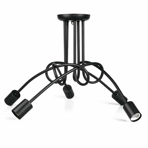 Axor Elementi doccia - Braccio doccia a soffitto, 10 cm, nero opaco