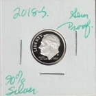 2018 S Roosevelt Dime 90% SILVER Proof Coin FROSTY  Roosie GEM FDR TuFF Sweet